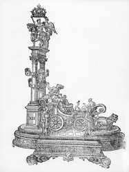 Triumphwagen, aus Maximilians Triumphzug, ca. 1516-18